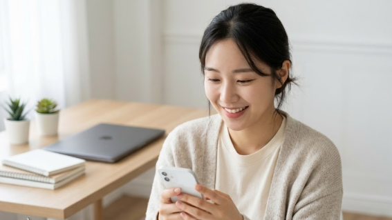 카톡 불필요한 채널 광고 차단후 만족해 하는 모습